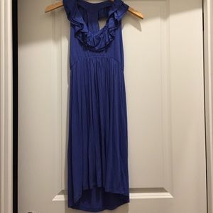 Cute ruffled front and back dress